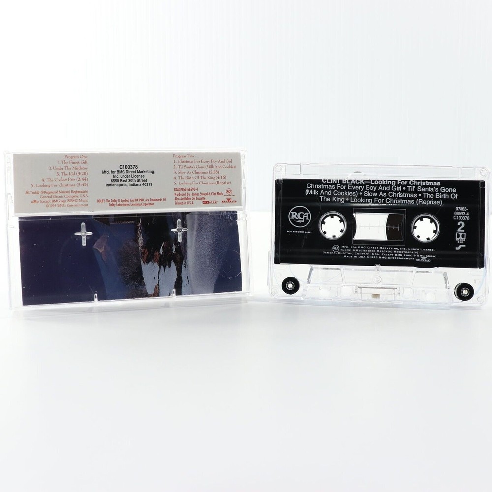 Looking for Christmas by Clint Black (Cassette Tape, 1995, BMG) 07863-66593-4 - Picture 2 of 4